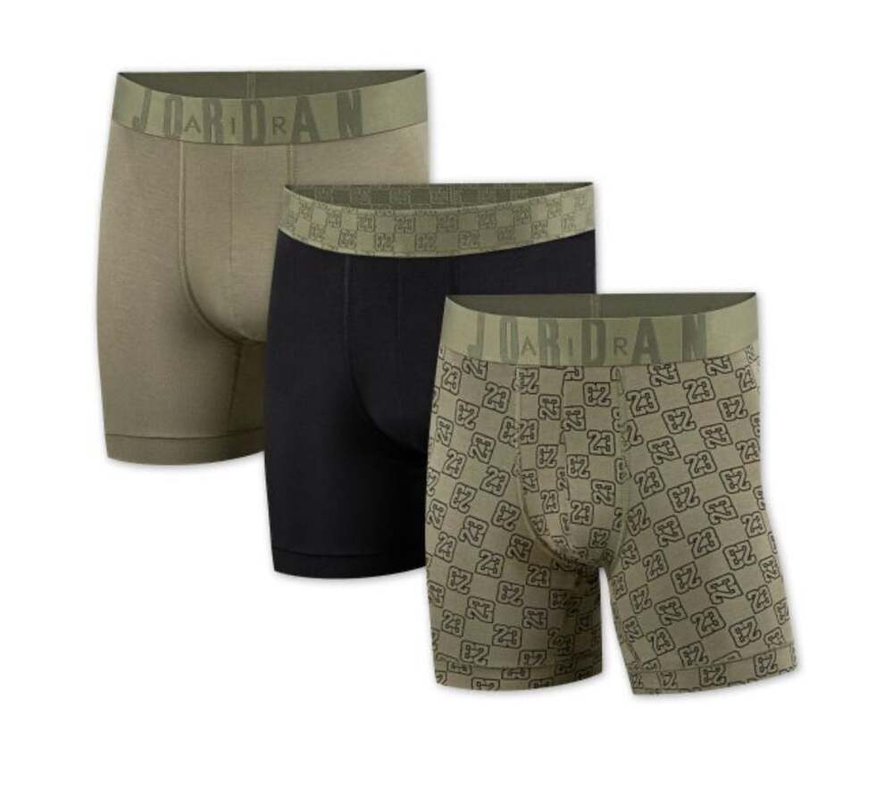 Jordan Men's Flight Modal Monogram Boxer Briefs 3-Pack